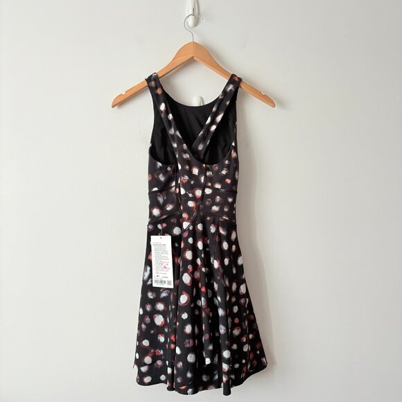 Lululemon Court Crush Tennis Dress NWT Haze Dot Inverse Orange Multi SIze 6 - Picture 9 of 11